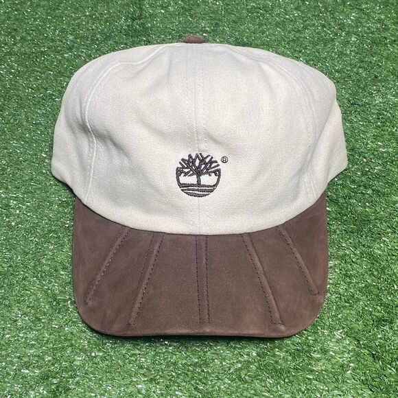Timberland Men's Cream and Brown Hat - Picture 1 of 3